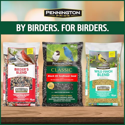 Wild Bird Seed for Outside Feeders, High-Protein, No-Waste, 15-lb Bag F570741