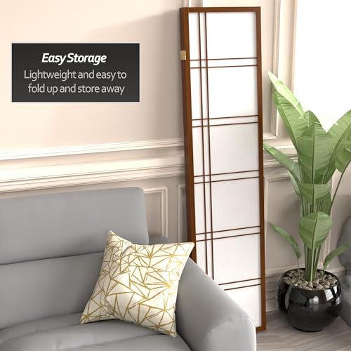 6 Panel Honey Room Divider X65165