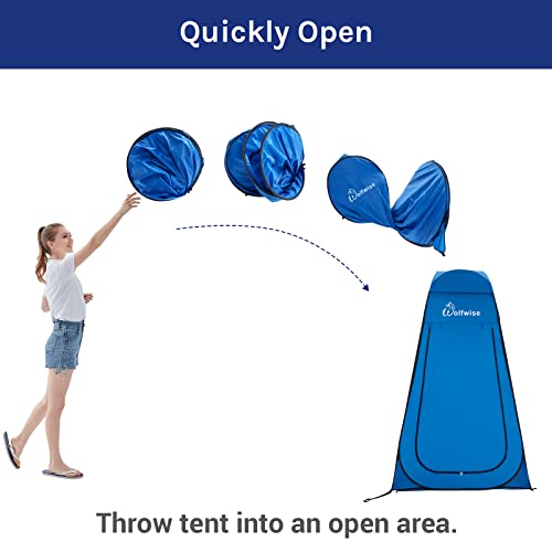 Pop Up Privacy Shower Tent Portable Outdoor Camping Shelter K310