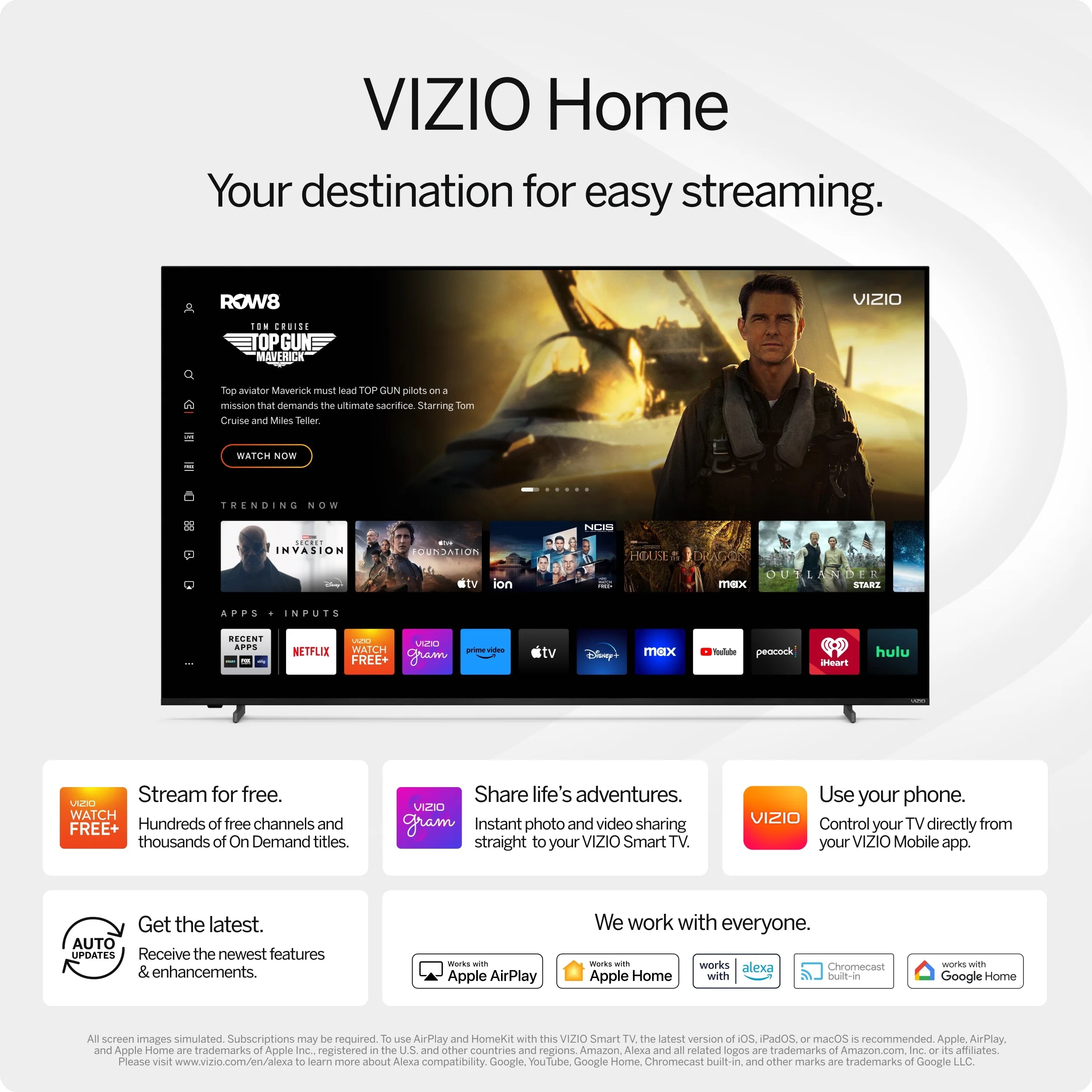 40" Full HD 1080p LED Smart TV V820238