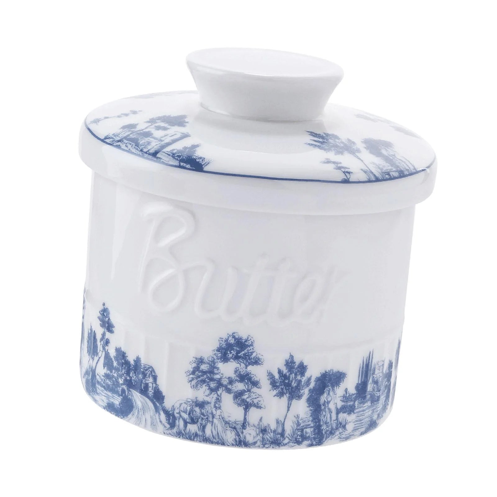 Butter Crock with Lid for Soft Butter, Durable Butter Container Z2395