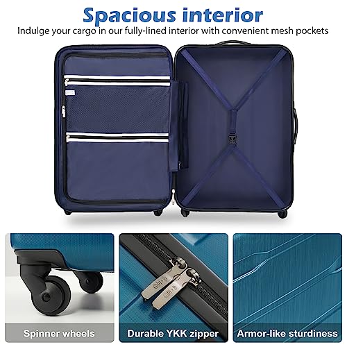 PC+ABS Spinner Suitcase with TSA Lock, 20in Carry-On Q530