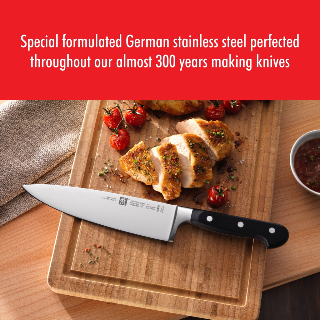 16-pc Knife Set with Stainless Magnetic Knife Bar C2488