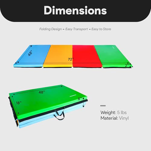 Foldable Gymnastics Mat for Tumbling V253513