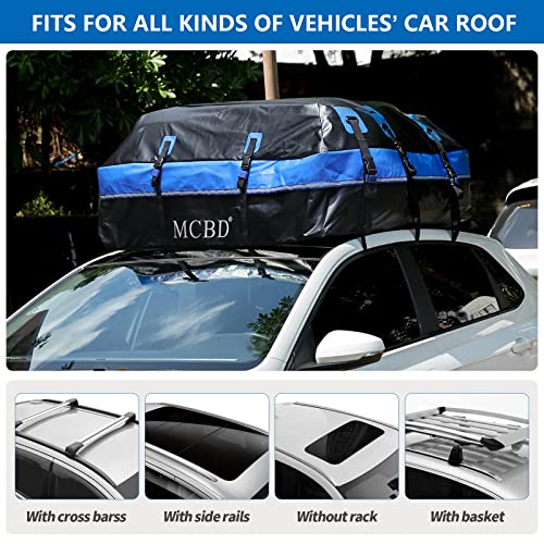 Soft-Shell Waterproof Rooftop Cargo Carrier for SUV, 21 Cubic Feet S158395