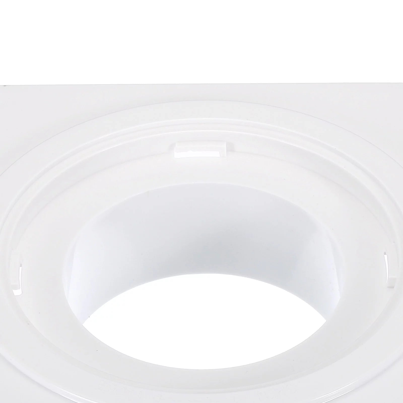 Dryer Vent Wall Plate Adapter with Hose, 4 Inch, White F40700