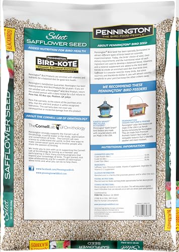 Wild Bird Seed for Outside Feeders, High-Protein, No-Waste, 15-lb Bag F570741