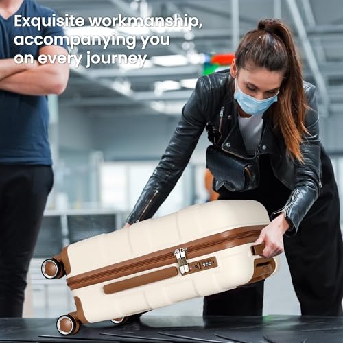 Hardside Carry-On Luggage 22x14x9 with Spinner Wheels R412965