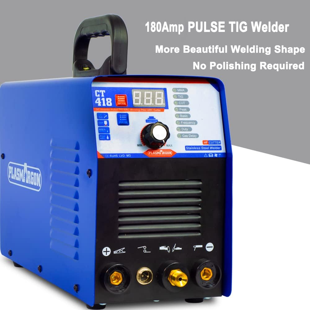 3 in 1 Plasma Cutter TIG Stick Welder, 180A Pulse, 110/220V C479