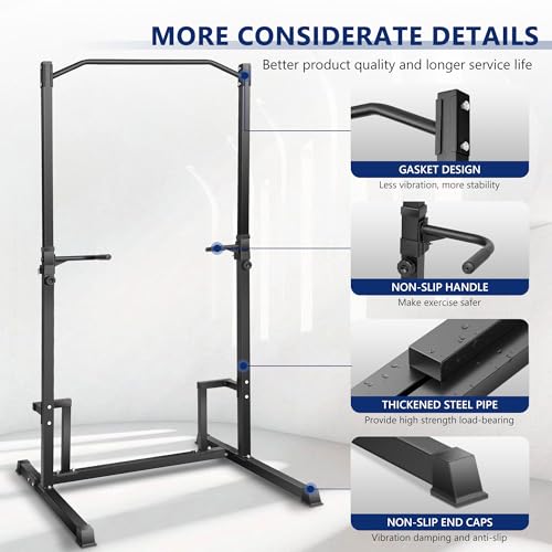 Pull Up Bar Dip Station for Home Gym Strength Training Q39888