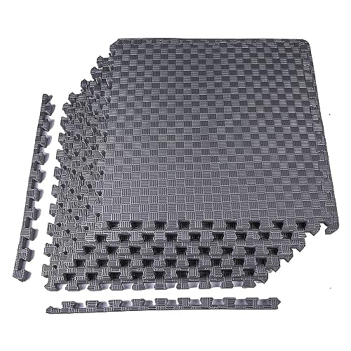 Puzzle Exercise Mat with EVA Foam Interlocking Tiles for MMA, Gymnastics and Home Gym N211438