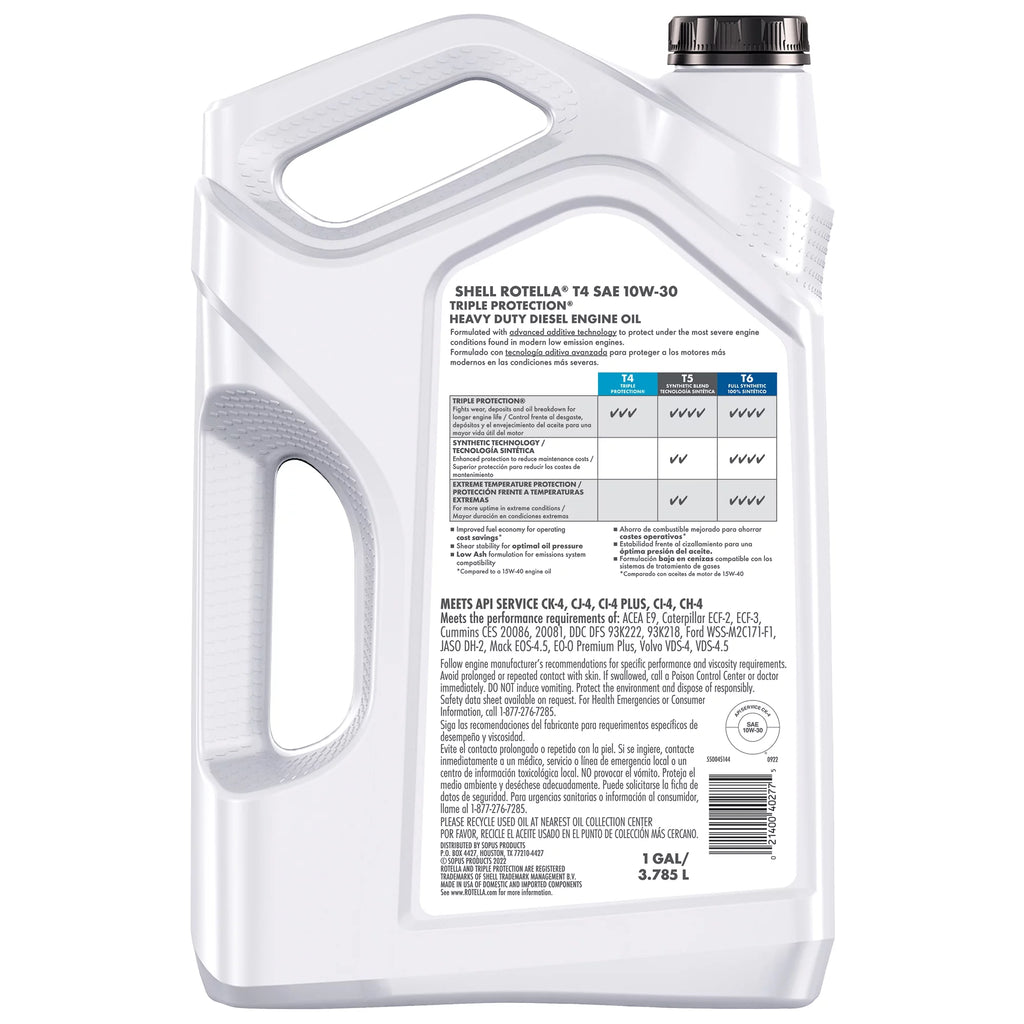 Diesel Motor Oil 10W-30, 1 Gallon, 3-Pack S65938
