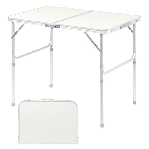 3ft Aluminum Folding Camping Table with Carrying Handle L179408
