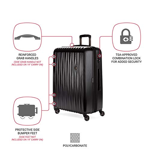 Expandable Hardside Carry-On Luggage with Spinner Wheels and TSA Lock F31623