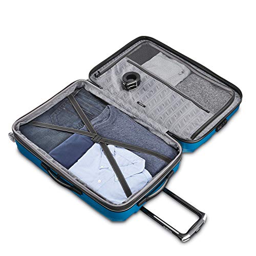 Hardside Expandable Carry-On Luggage with Spinner Wheels, Black, 20-Inch S82043