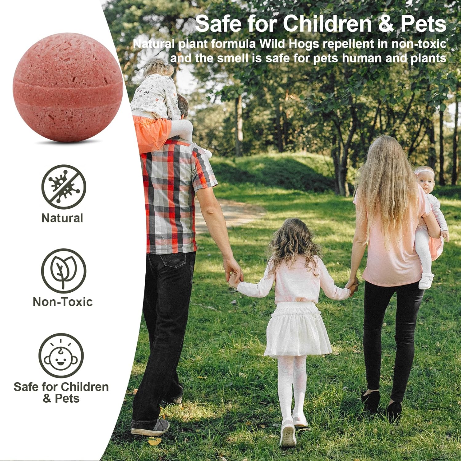 Wild Hog Repellent for Farm, Garden and Yard P79142