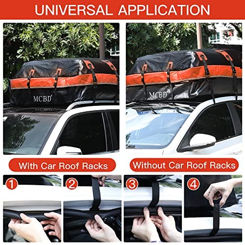 Soft-Shell Waterproof Rooftop Cargo Carrier for SUV, 21 Cubic Feet S158395