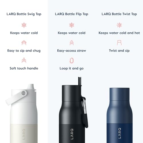 Insulated Stainless Steel Water Bottle 34oz with Silicone Handle L348874