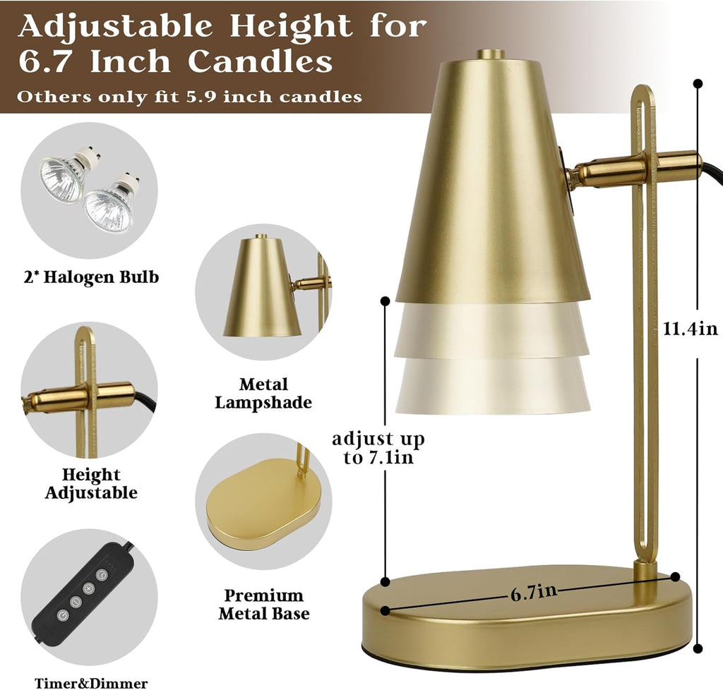 Candle Warmer Lamp with Timer and Dimmer A729430