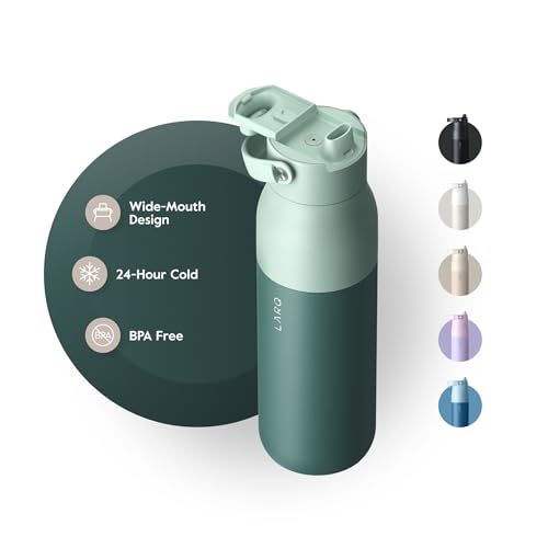 Insulated Stainless Steel Water Bottle 34oz with Silicone Handle L348874