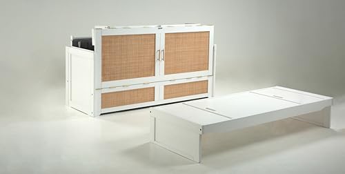 Murphy Cube Cabinet Bed (White, Queen) M597282
