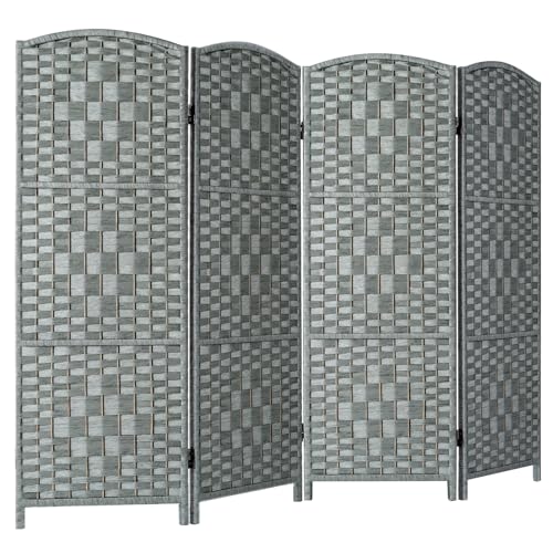 3 Panel Folding Room Divider, Privacy Screen, Dark Mocha S685