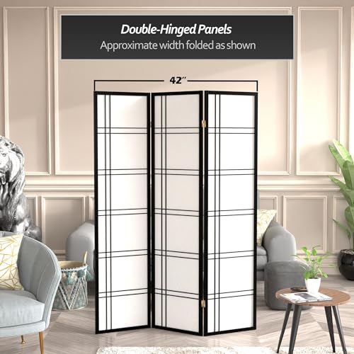 6 Panel Honey Room Divider X65165
