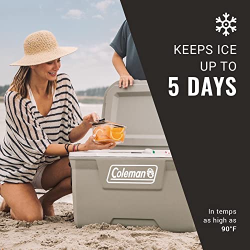 Insulated Portable Hard Cooler, Leak-Resistant, Keeps Ice up to 5 Days V620