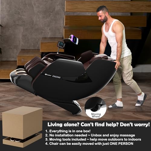 Full Body Massage Chair with Zero Gravity and Heat X854617