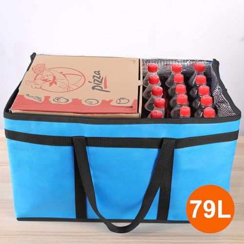 Insulated Food Delivery Bag Hot Cold Meal Carrier Cooler Tote K646948