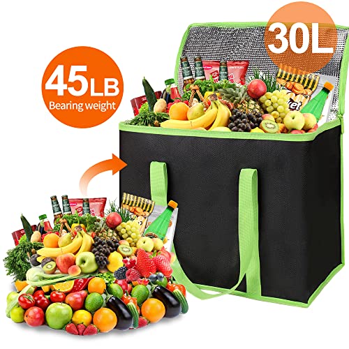 Insulated Food Delivery Bag Hot Cold Meal Carrier Cooler Tote K646948