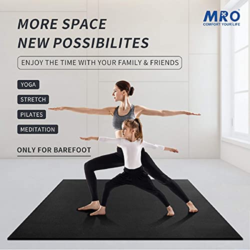 Extra Large Yoga Mat 12x6 ft Non-Slip Thick Exercise Mat for Home Gym Workout Z54498