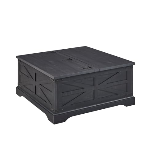 Farmhouse Lift Top Coffee Table with Storage, 36" Wood Square Center Table G51641