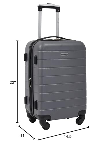 Smart Luggage Set with Cup Holder and USB Port, 20-Inch Carry-On K967