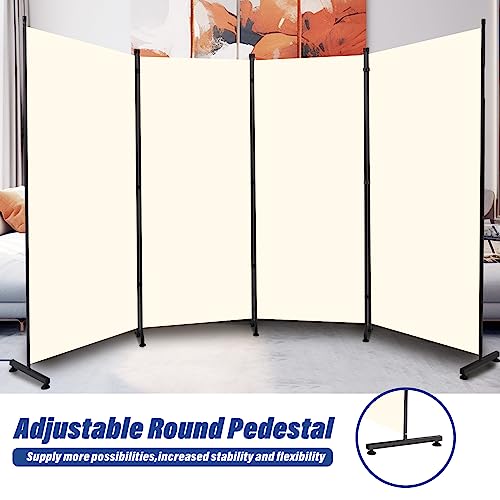 Room Divider 6ft 3 Panel Portable Fabric Partition Screen H7762