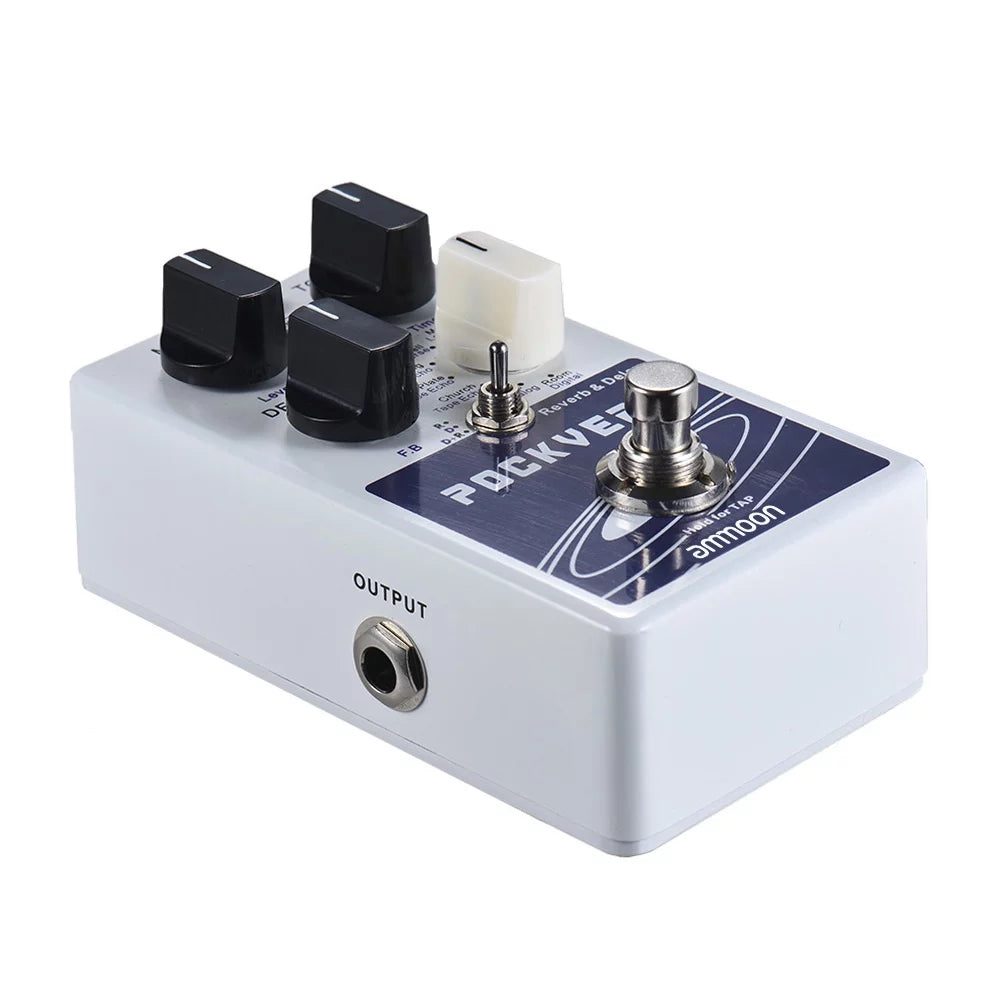 Reverb & Delay Guitar Effect Pedal with Tap Tempo B180338