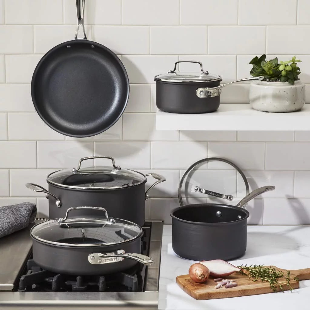 Hard Anodized 9 Piece Cookware Set V3557