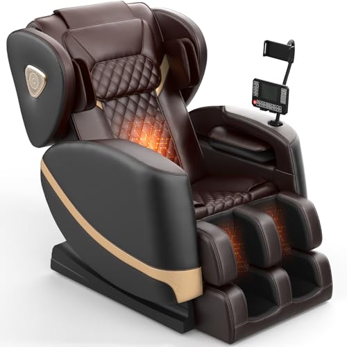 Zero Gravity Full Body Massage Chair with Heating, Foot Massage, Bluetooth Speaker L5704