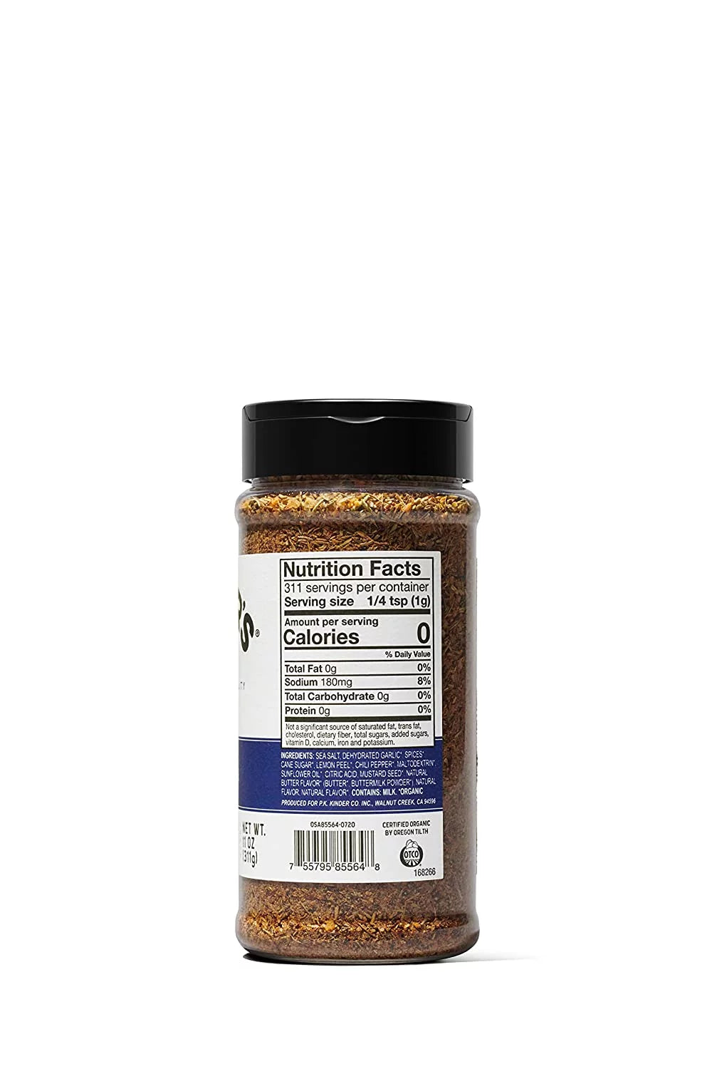Organic Prime Rib Rub, MSG Free, 11 oz. T39951