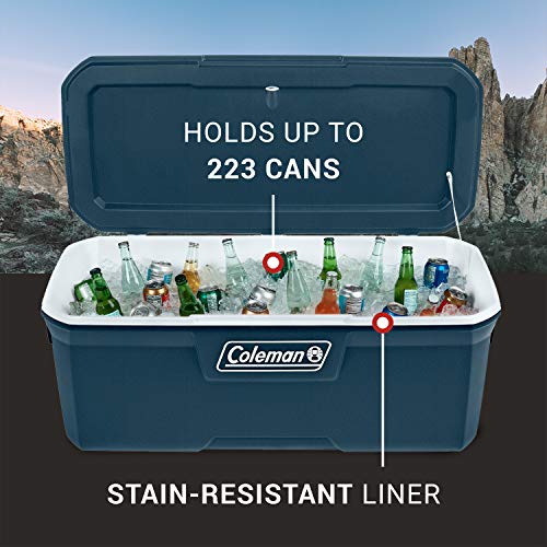 Insulated Portable Hard Cooler, Leak-Resistant, Keeps Ice up to 5 Days V620