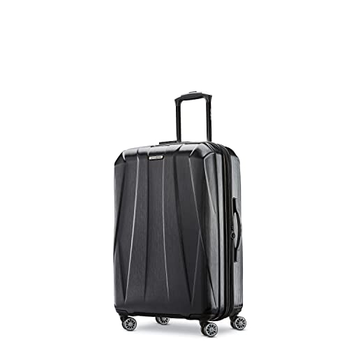 Hardside Expandable Carry-On Luggage with Spinner Wheels, Black, 20-Inch S82043