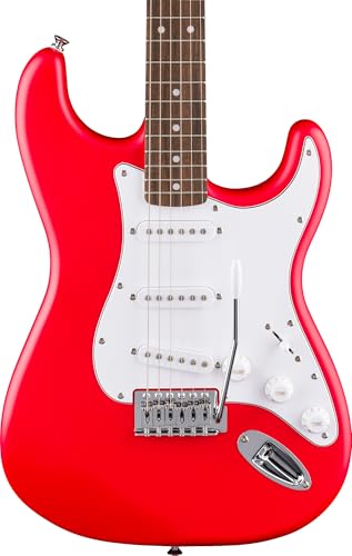Stratocaster Electric Guitar Bundle with Amplifier, Gig Bag, Strap, Cable, Picks, and DVD S5583