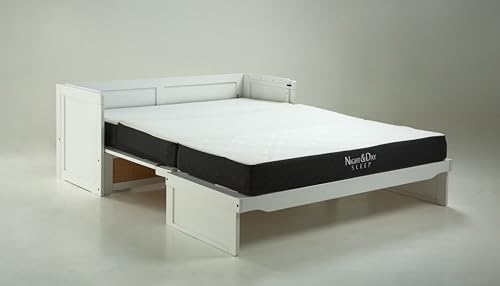 Murphy Cube Cabinet Bed (White, Queen) M597282