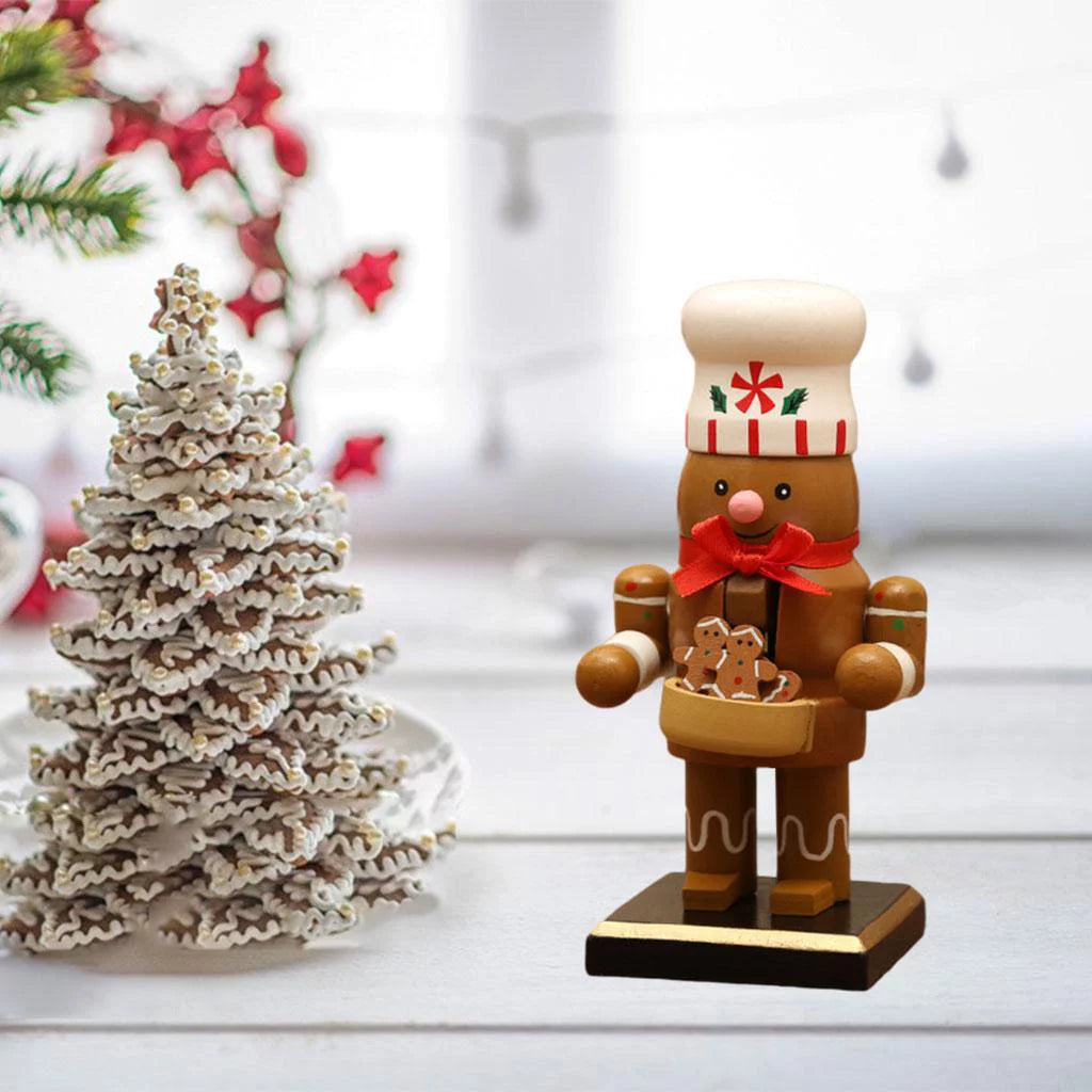 Gingerbread Man Nutcracker Puppet Decor K930