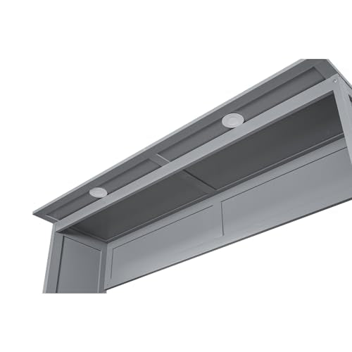 Queen Size Murphy Bed with Cabinet and LED Lights P178570