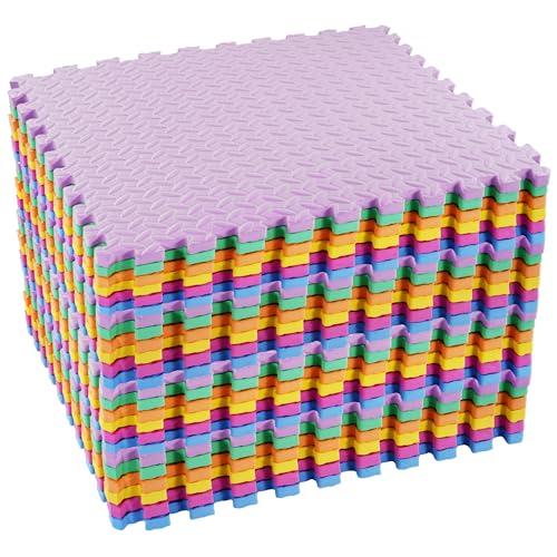 Puzzle Exercise Mat with EVA Foam Interlocking Tiles for MMA, Gymnastics and Home Gym N211438