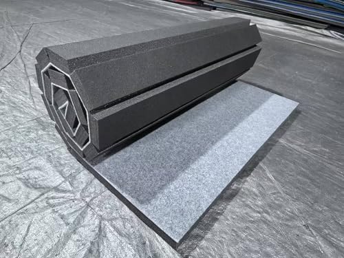 Indoor Gymnastics Track Mat with Grippy Carpet Top for Fitness and MMA U87004