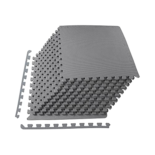 Puzzle Exercise Mat with EVA Foam Interlocking Tiles for MMA, Gymnastics and Home Gym N211438