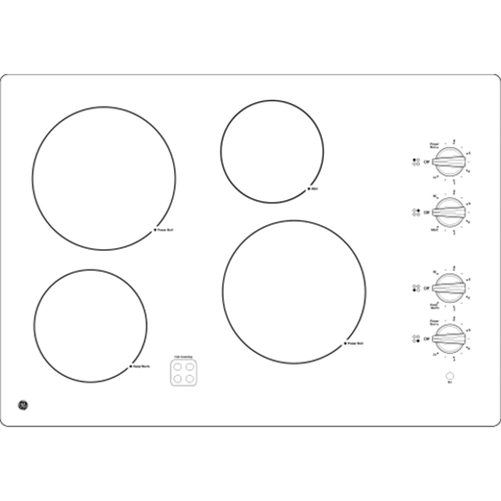 30 inch Built-In Electric Cooktop with Knob Control C391079