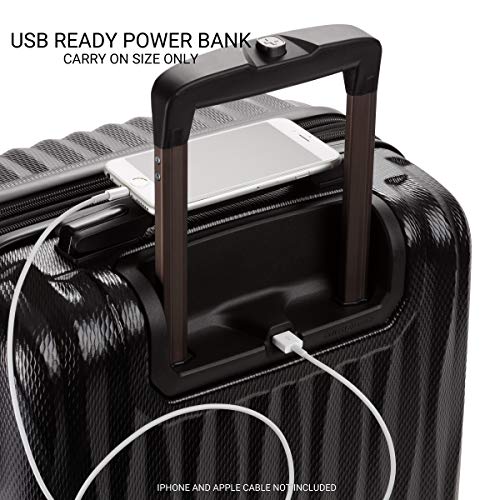 Expandable Hardside Carry-On Luggage with Spinner Wheels and TSA Lock F31623